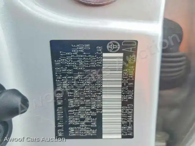 2018 Toyota Corolla 2T1BURHE4JC989056 — Copart auction photo 12