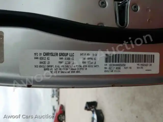 2010 Dodge Caliber 1B3CB4HAXAD650350 — Copart auction photo 10