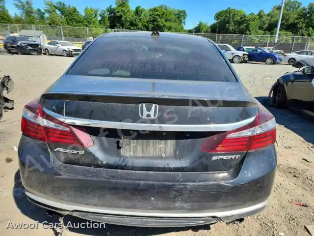 2017 Honda Accord 1HGCR2F55HA052460 — Copart auction photo 6