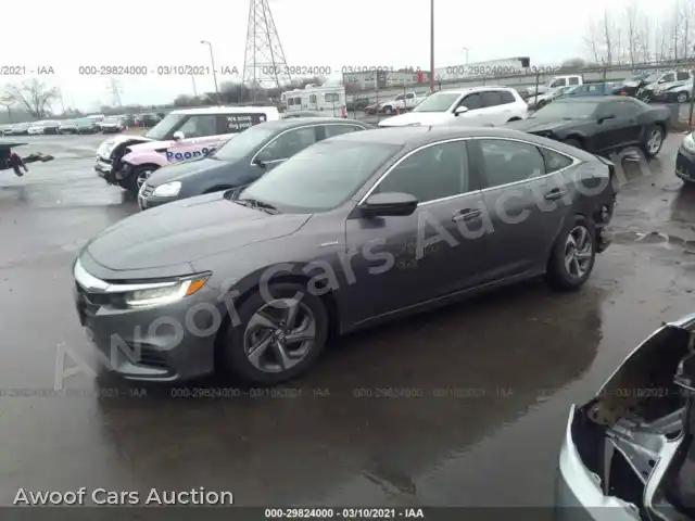 2019 Honda Insight 19XZE4F12KE025590 — Iaai auction photo 2