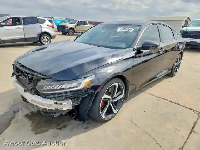 2021 Honda Accord 1HGCV1F41MA034769 — photo 1 de la vente Copart