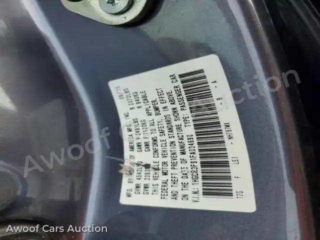 2015 Honda Accord 1HGCR3F91FA034690 — Copart auction photo 12
