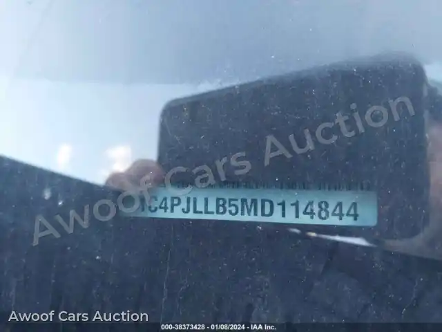 2021 Jeep Cherokee 1C4PJLLB5MD114844 — photo 9 de la vente Iaai