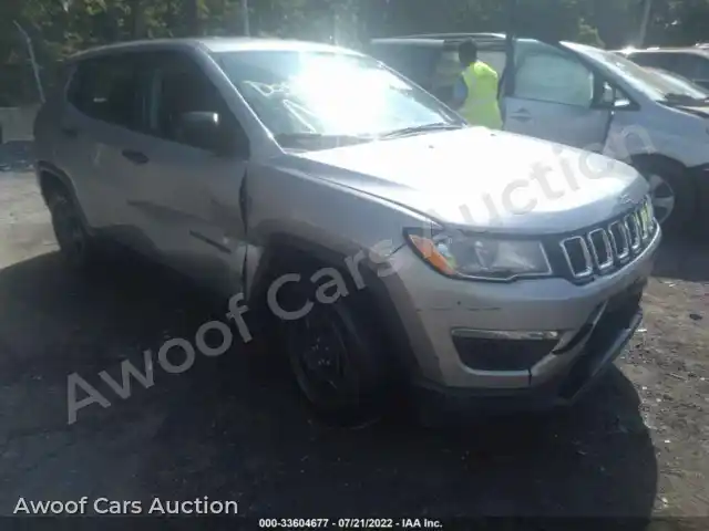 2018 Jeep Compass 3C4NJCAB5JT465978 — photo 1 de la vente Iaai