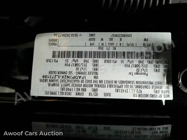 2018 Ford Focus 1FADP3N2XJL273199 — hoton gwanjo Manheim na 6