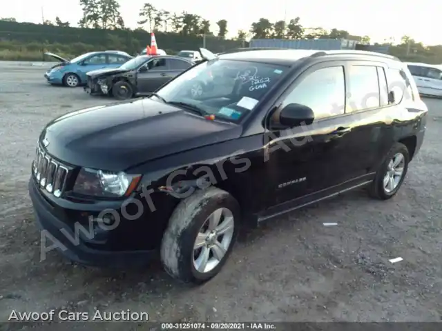 2016 Jeep Compass 1C4NJDBB8GD566287 — Iaai auction photo 2