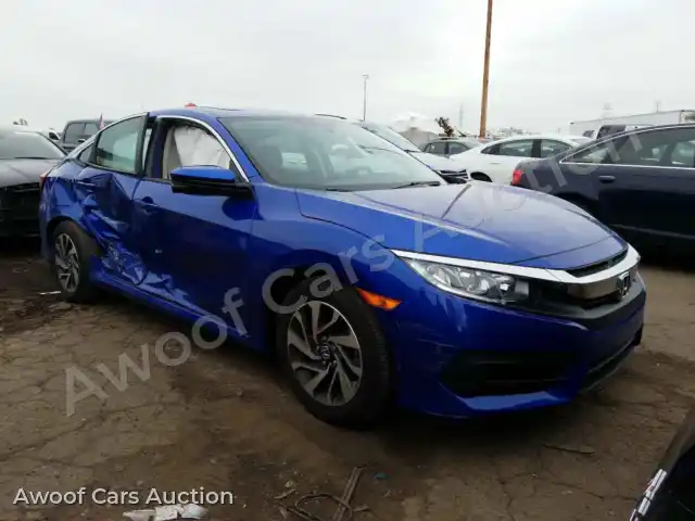 2017 Honda Civic 19XFC2F72HE075092 — Copart auction photo 1
