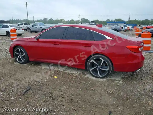 2019 Honda Accord 1HGCV1F38KA110007 — Copart auction photo 2