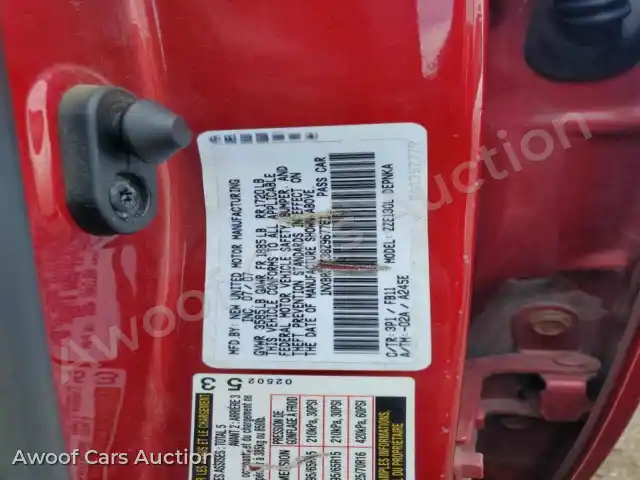 2008 Toyota Corolla 1NXBR32E38Z967761 — hoton gwanjo Copart na 12