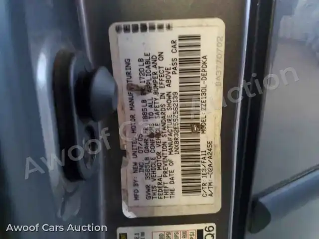 2005 Toyota Corolla 1NXBR32E55Z562139 — hoton gwanjo Copart na 12