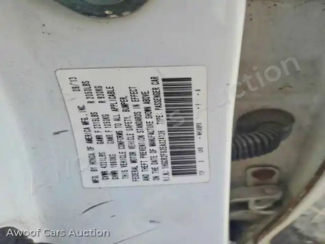 2014 Honda Accord 1HGCR2F82EA024136 — Copart auction photo 12