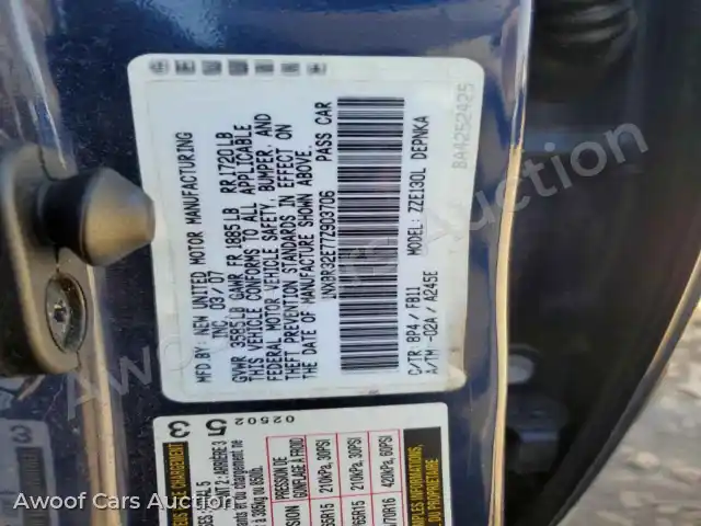 2007 Toyota Corolla 1NXBR32E77Z903706 — hoton gwanjo Copart na 12