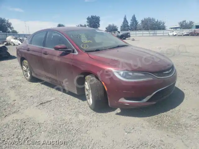 2016 Chrysler 200 1C3CCCAB9GN168078 — Copart auction photo 1