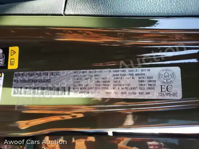 2021 Jeep Wrangler 1C4HJXEMXMW598363 — Copart auction photo 12