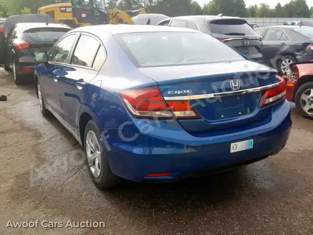 2013 Honda Civic LX 19XFB2F50DE281880 — Copart auction photo 3
