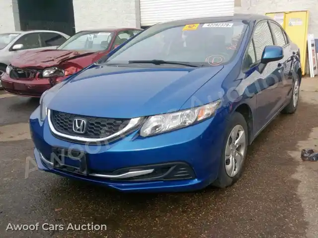 2013 Honda Civic LX 19XFB2F50DE281880 — Copart auction photo 2
