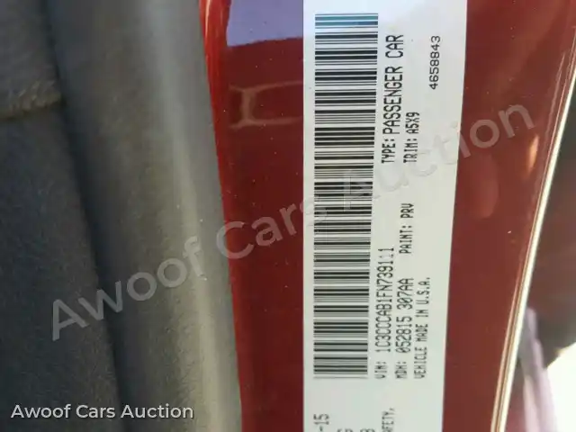 2015 Chrysler 200 1C3CCCAB1FN739111 — photo 10 de la vente Copart