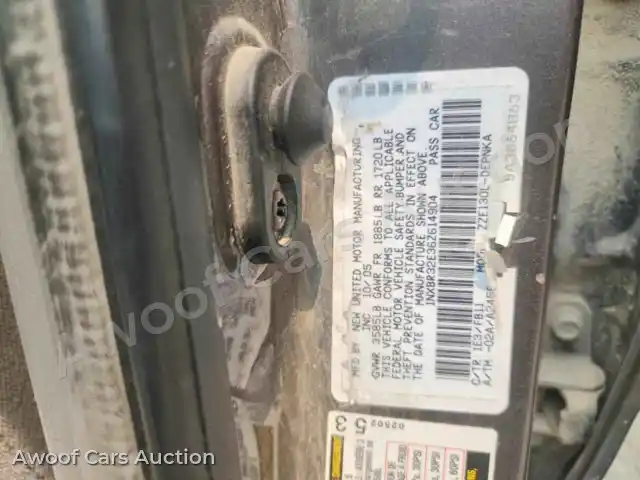 2006 Toyota Corolla 1NXBR32E36Z614904 — hoton gwanjo Copart na 12