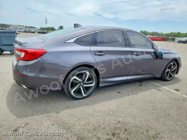 2019 Honda Accord 1HGCV1F3XKA119095 — Copart auction photo 3
