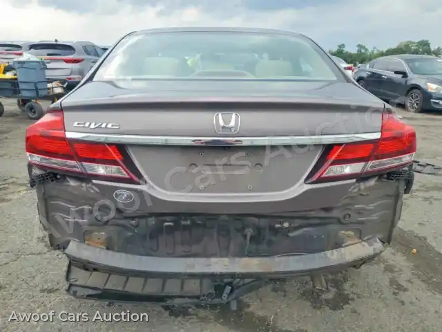 2015 Honda Civic 19XFB2F95FE235385 — Copart auction photo 6