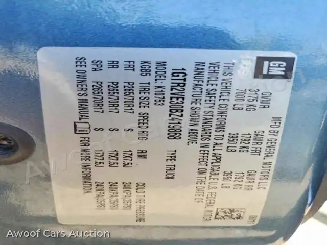 2011 GMC Sierra 1GTR2VE30BZ419868 — Copart auction photo 12