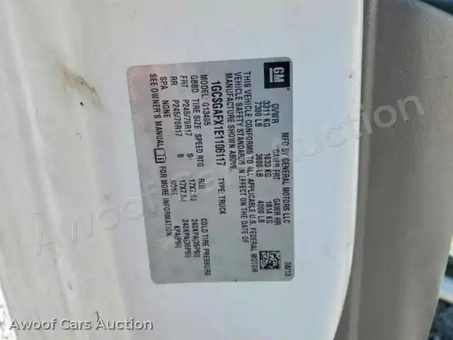 2014 Chevrolet Express 1GCSGAFX1E1106117 — photo 13 de la vente Copart