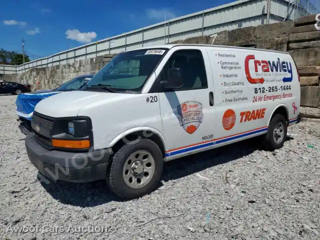 2014 Chevrolet Express 1GCSGAFX1E1106117 — photo 1 de la vente Copart