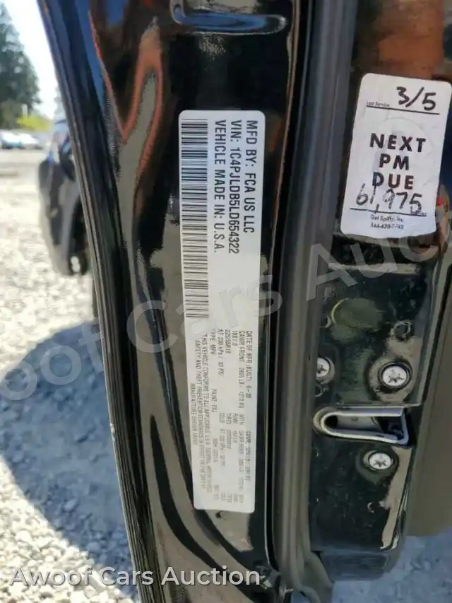 2020 Jeep Grand Cherokee 1C4PJLDB5LD654322 — Copart auction photo 13