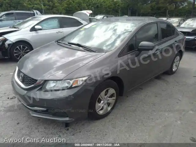 2014 Honda Civic Sedan 19XFB2F50EE066582 — Iaai auction photo 2