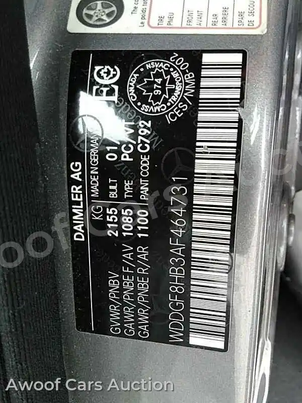 2010 Mercedes-Benz C-Class WDDGF8HB3AF464731 — Manheim auction photo 6