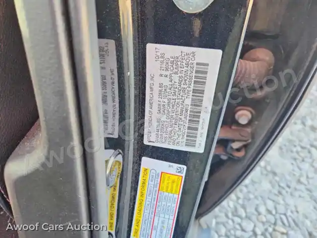 2018 Honda Accord 1HGCV1F37JA034813 — photo 12 de la vente Copart