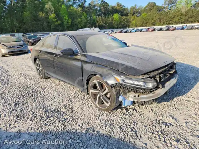 2018 Honda Accord 1HGCV1F37JA034813 — photo 4 de la vente Copart