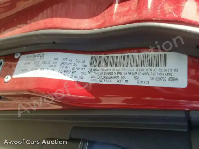 2017 Jeep Cherokee 1C4PJLAB1HW649926 — Copart auction photo 10