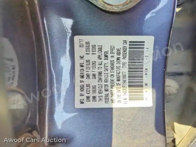 2017 Honda Accord 1HGCR2F11HA199677 — Copart auction photo 12