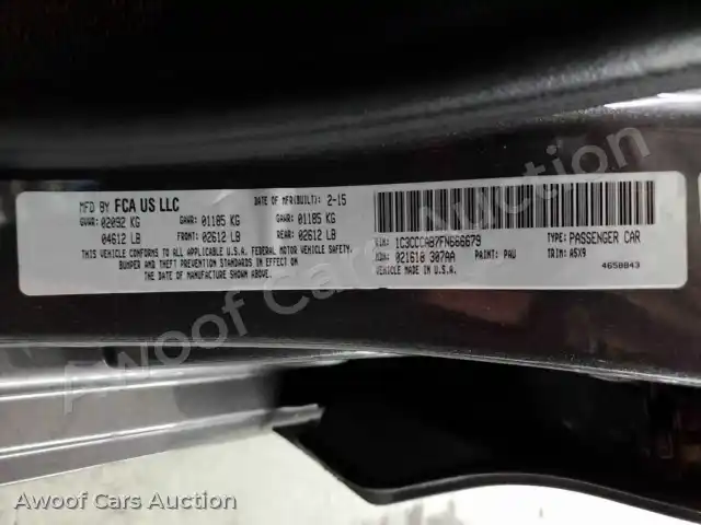 2015 Chrysler 200 1C3CCCAB7FN666679 — Manheim auction photo 28
