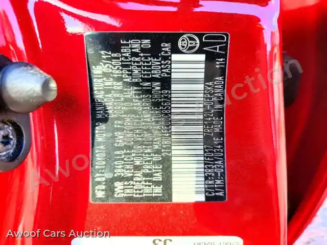 2012 Toyota Corolla 2T1BU4EE0CC856739 — Copart auction photo 12