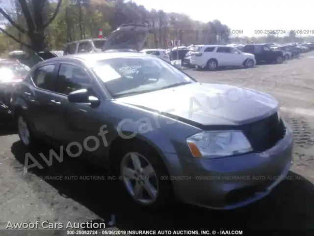 2013 Dodge Avenger 1C3CDZABXDN535971 — Iaai auction photo 1