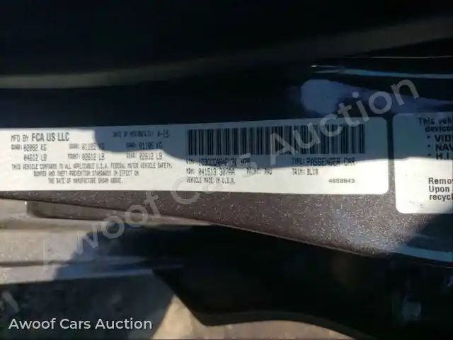 2015 Chrysler 200 1C3CCCAB4FN707978 — Copart auction photo 10