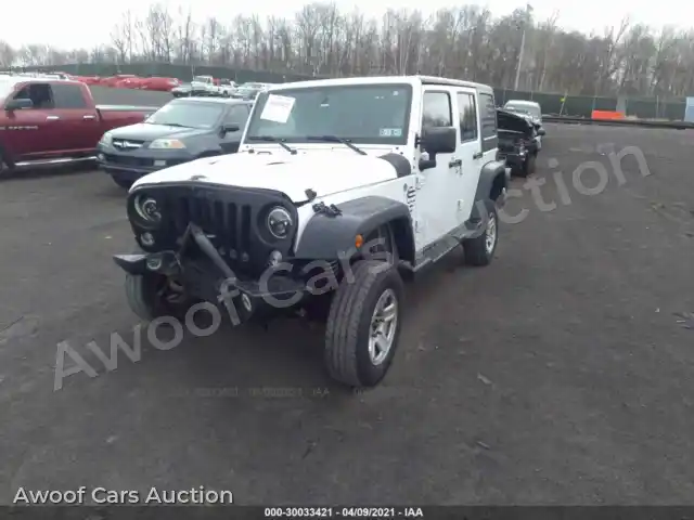 2016 Jeep Wrangler Unlimited 1C4BJWDG9GL339719 — Iaai auction photo 2
