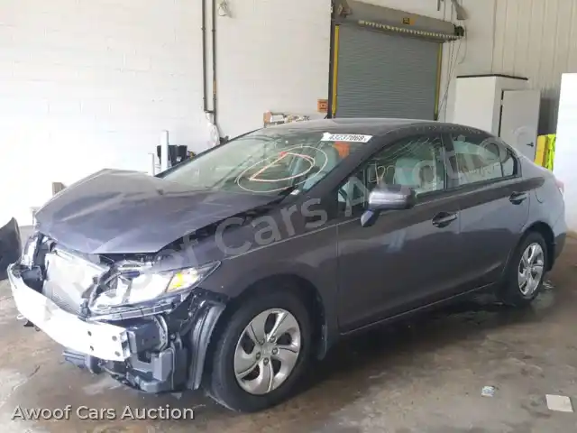2014 Honda Civic LX 19XFB2F56EE014843 — photo 2 de la vente Copart