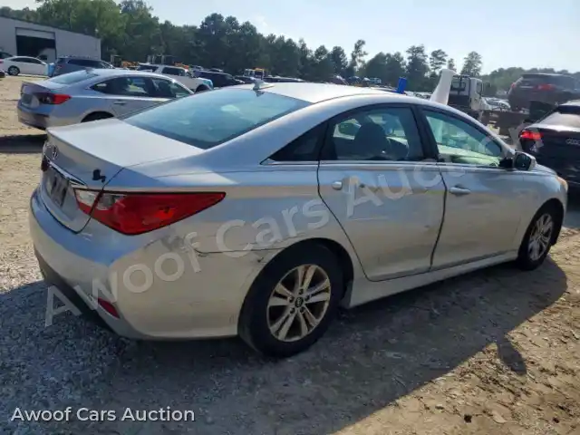 2014 Hyundai Sonata 5NPEB4AC0EH916204 — Copart auction photo 3