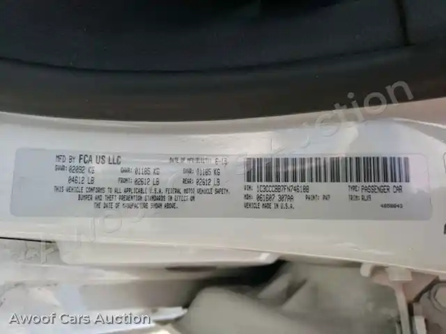 2015 Chrysler 200 1C3CCCBB7FN746188 — photo 10 de la vente Copart