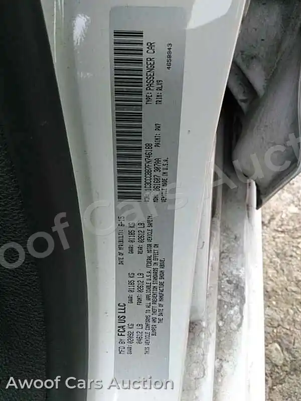 2015 Chrysler 200 1C3CCCBB7FN746188 — photo 6 de la vente Manheim