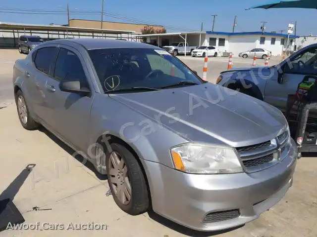 2014 Dodge Avenger 1C3CDZAB3EN181177 — photo 1 de la vente Copart