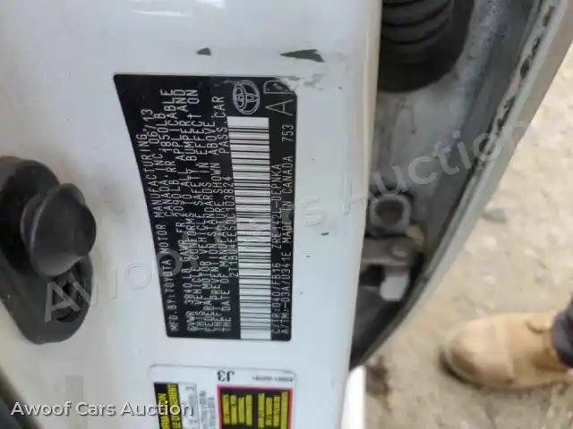 2013 Toyota Corolla 2T1BU4EE5DC103824 — Copart auction photo 12