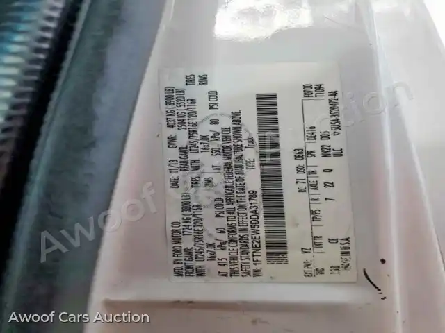 2013 Ford Econoline 1FTNE2EW5DDA31789 — Copart auction photo 13