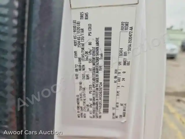 2012 Ford Econoline 1FTNS2EL6CDB39724 — Copart auction photo 14