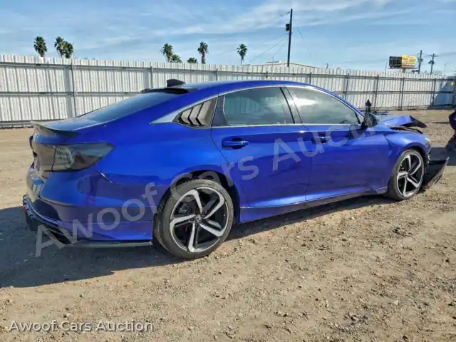 2021 Honda Accord 1HGCV1F38MA109250 — photo 3 de la vente Copart