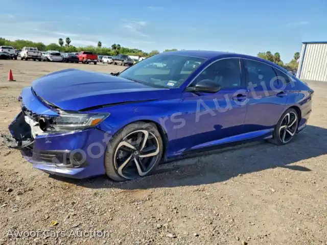 2021 Honda Accord 1HGCV1F38MA109250 — photo 1 de la vente Copart