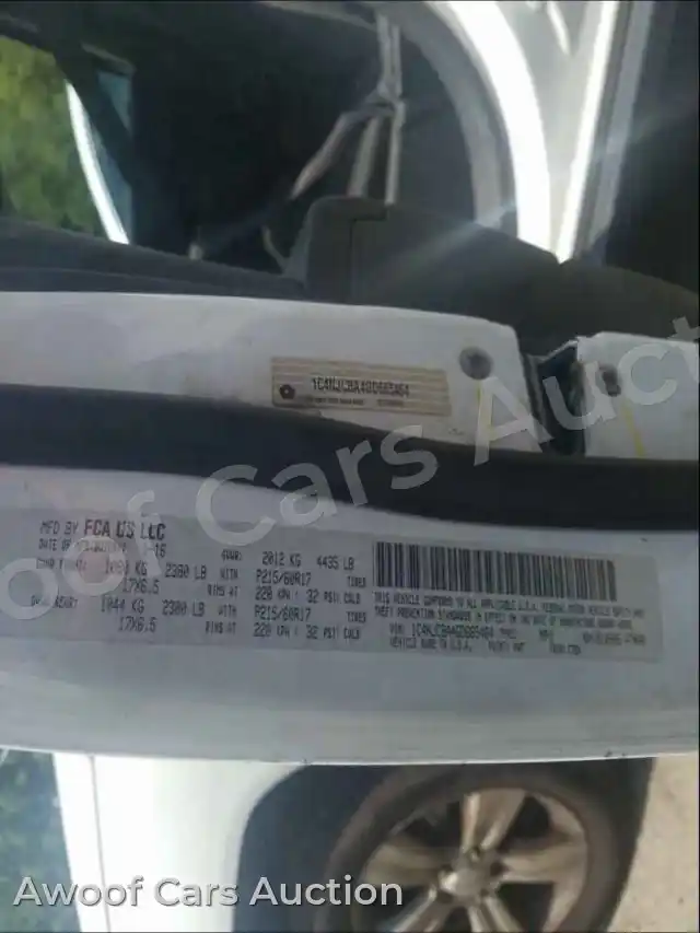 2016 Jeep Compass 1C4NJCBA4GD665464 — hoton gwanjo Copart na 10